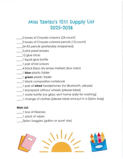 12-1-1 Ms. Tzetzo's Class